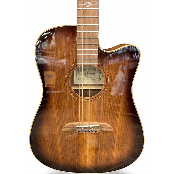 Used Alvarez ADWS77 SHADOWBURST Acoustic Electric Guitar