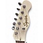 Used Squier paranormal offset telecaster  Olympic White Solid Body Electric Guitar