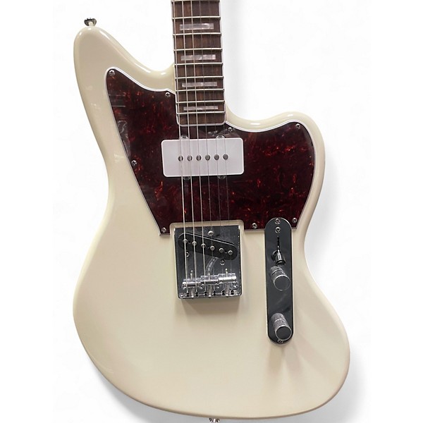 Used Squier paranormal offset telecaster  Olympic White Solid Body Electric Guitar