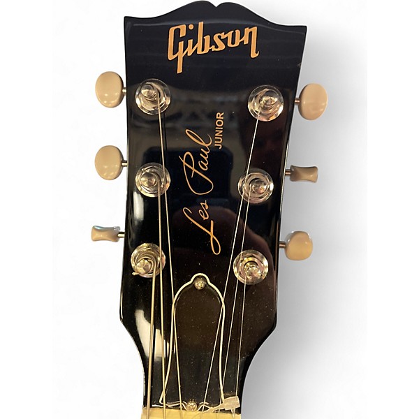 Used Gibson Les Paul Junior Black Solid Body Electric Guitar