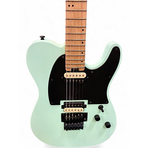 Used Schecter Guitar Research SVSS PT-SR Seafoam Green Solid Body Electric Guitar