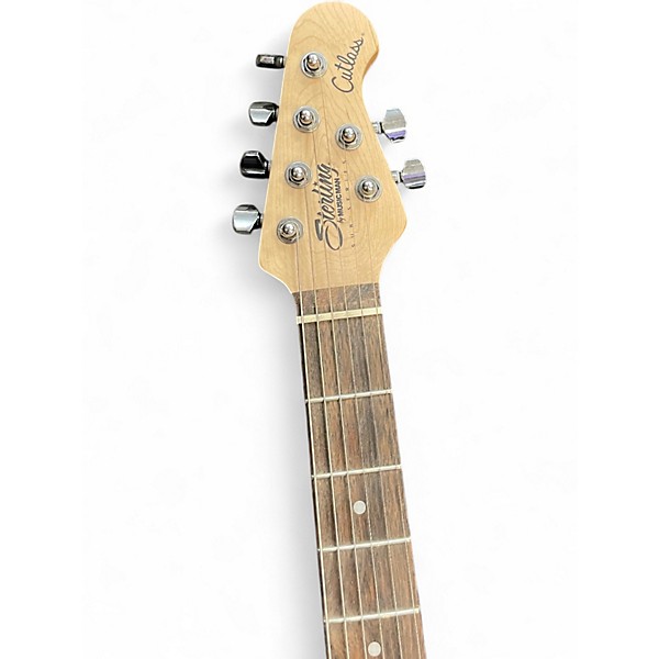 Used Sterling by Music Man CUTLASS Metallic Gray Solid Body Electric Guitar