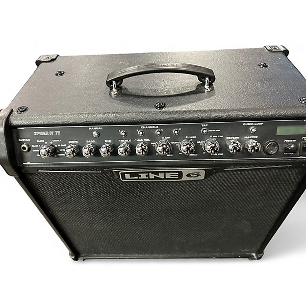 Used Line 6 Spider IV 75W 1x12 Guitar Combo Amp