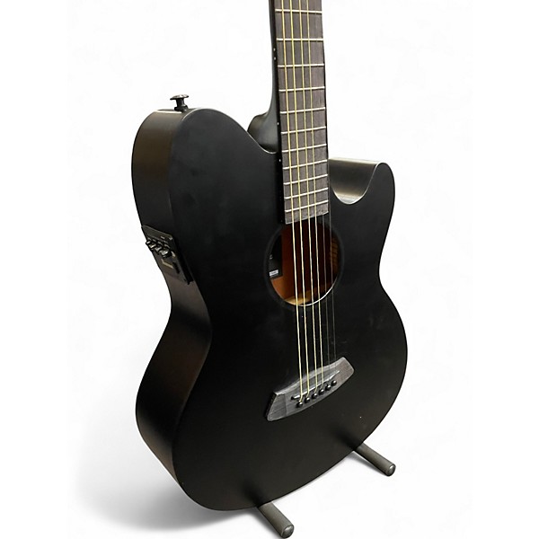 Used Ibanez TCY621 Satin Black Acoustic Electric Guitar
