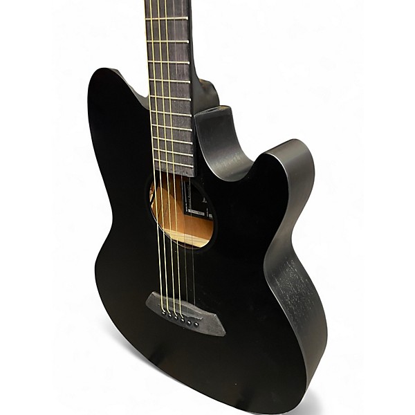 Used Ibanez TCY621 Satin Black Acoustic Electric Guitar