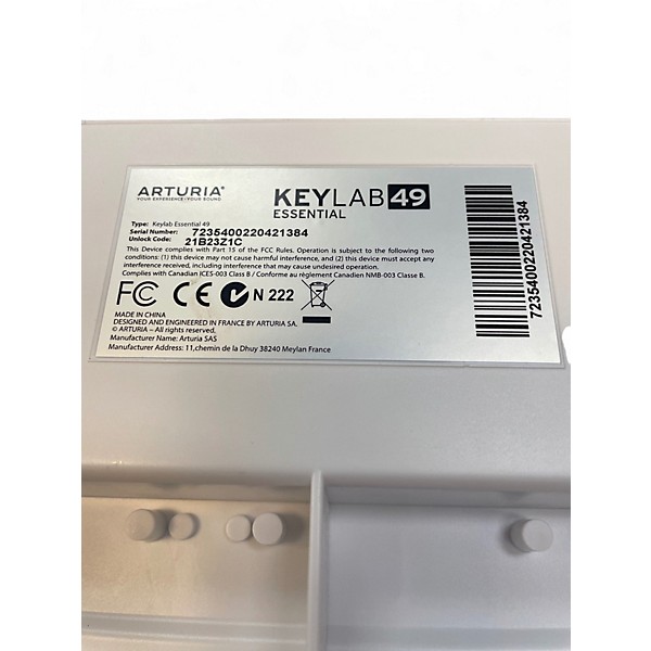 Used Arturia Keylab Essential 49 MIDI Controller
