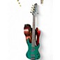 Used Samick SCBM2B Green Electric Bass Guitar thumbnail