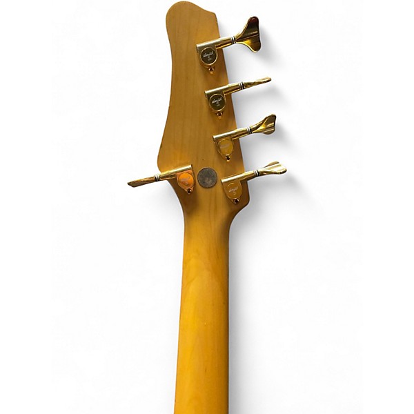 Used Samick SCBM2B Green Electric Bass Guitar