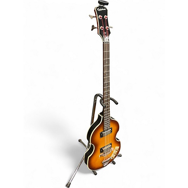 Used Epiphone Viola 2 Color Sunburst Electric Bass Guitar