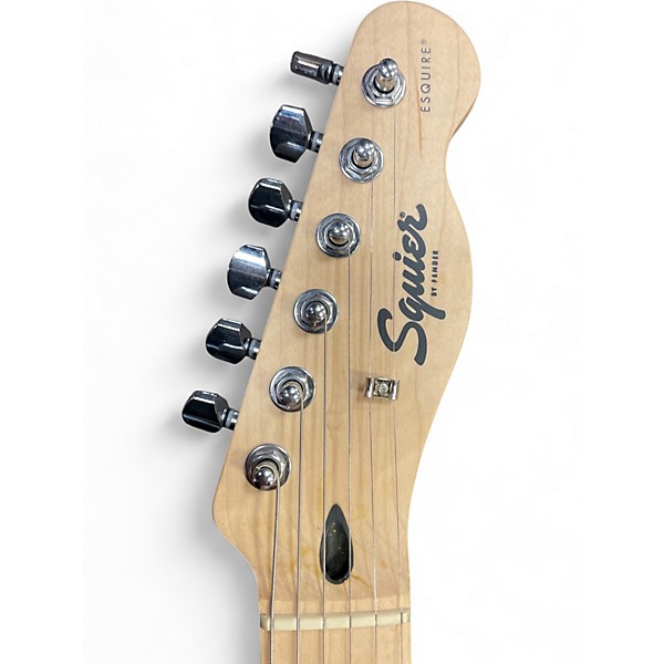 Used Squier Esquire Lime Green Solid Body Electric Guitar