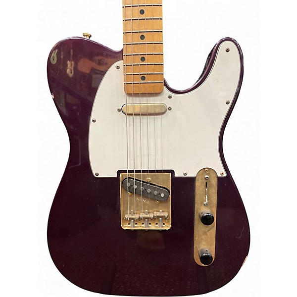 Used Fender Standard Telecaster Maroon Solid Body Electric Guitar