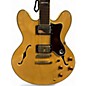 Used Epiphone Sheraton Natural Hollow Body Electric Guitar