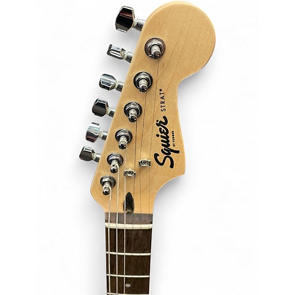 Used Squier Bullet Stratocaster Black Solid Body Electric Guitar