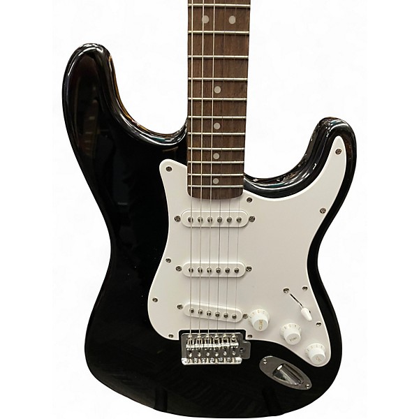 Used Squier Bullet Stratocaster Black Solid Body Electric Guitar