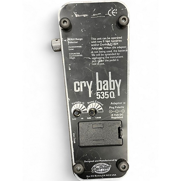 Used Dunlop 535Q Cry Baby Multi-Wah Effect Pedal