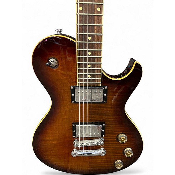 Used Schecter Guitar Research Solo 6 Standard Dark Brown Sunburst Solid Body Electric Guitar