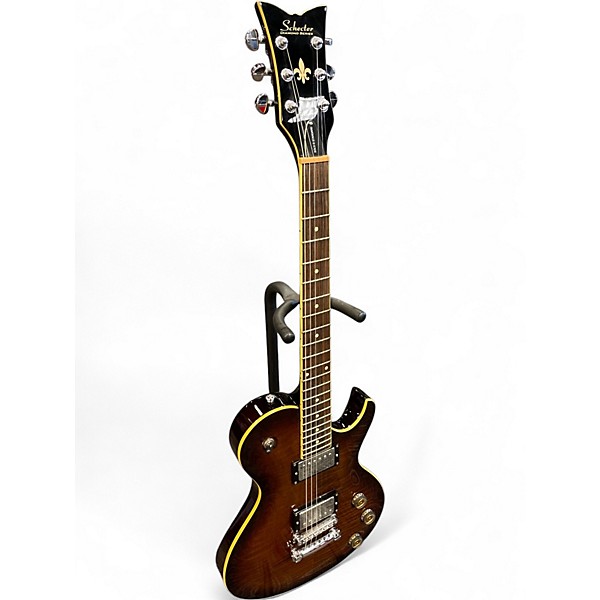 Used Schecter Guitar Research Solo 6 Standard Dark Brown Sunburst Solid Body Electric Guitar