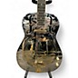 Used Harley Benton Chrome Resonator Chrome Acoustic Guitar