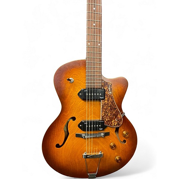 Used Godin 5th Avenue Kingpin II 2 Color Sunburst Hollow Body Electric Guitar