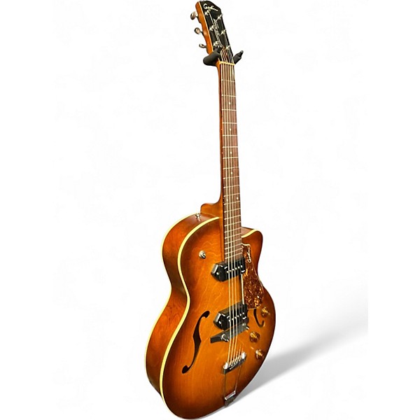 Used Godin 5th Avenue Kingpin II 2 Color Sunburst Hollow Body Electric Guitar