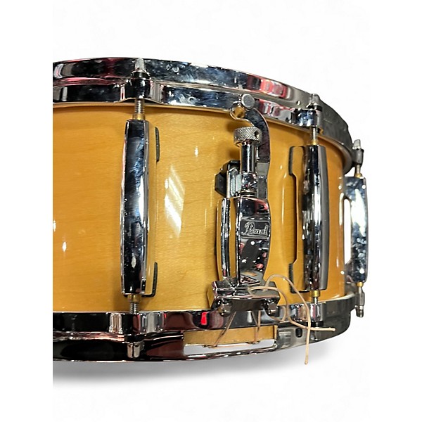 Used Pearl 6.5X14 Masters Studio Snare Natural Drum