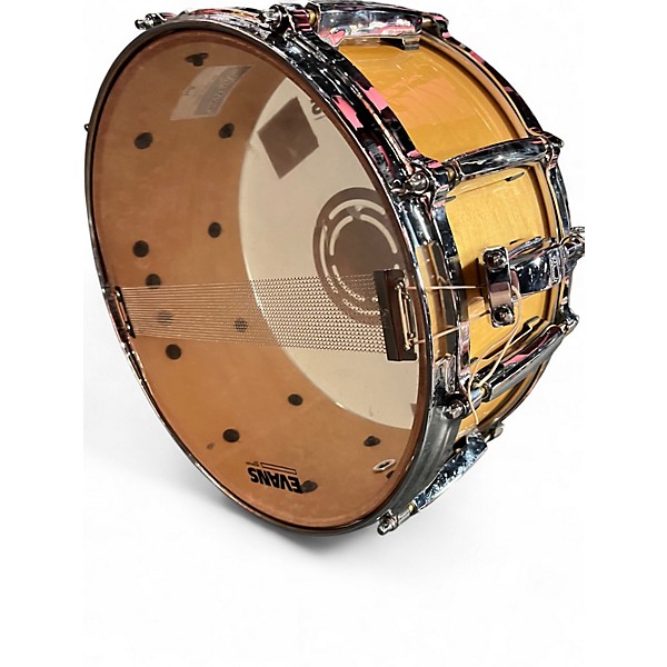 Used Pearl 6.5X14 Masters Studio Snare Natural Drum