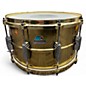 Used Ludwig 8X14 LB488 SUPER BRASS Gold Drum thumbnail