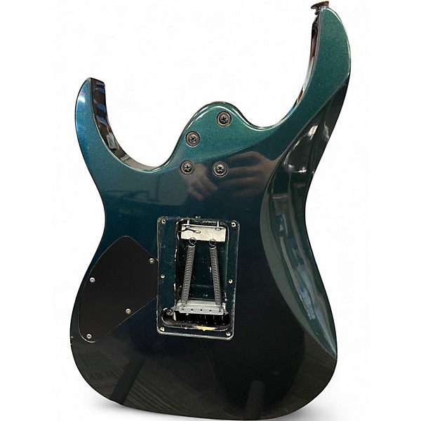 Used Ibanez RG370DX Metallic Green Solid Body Electric Guitar