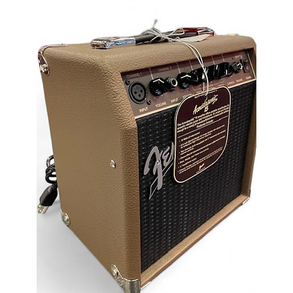 Used Fender Acoustasonic 15 Acoustic Guitar Combo Amp