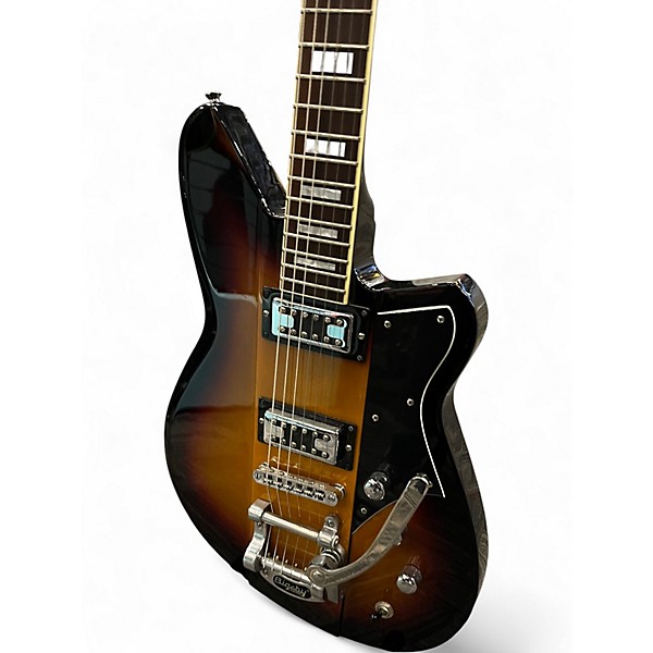 Used Reverend Warhawk 2 Color Sunburst Solid Body Electric Guitar