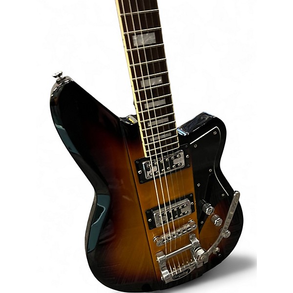 Used Reverend Warhawk 2 Color Sunburst Solid Body Electric Guitar