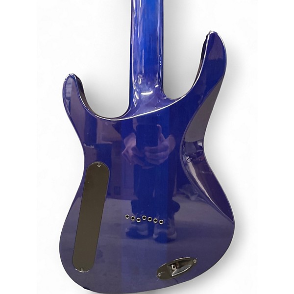 Used Jackson Pro Series Signature Chris Broderick Soloist Transparent Blue Acoustic Guitar