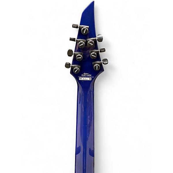 Used Jackson Pro Series Signature Chris Broderick Soloist Transparent Blue Acoustic Guitar