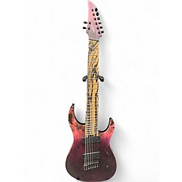 Used Legator Ninja N8 FX Red and purple Solid Body Electric Guitar