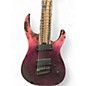 Used Legator Ninja N8 FX Red and purple Solid Body Electric Guitar
