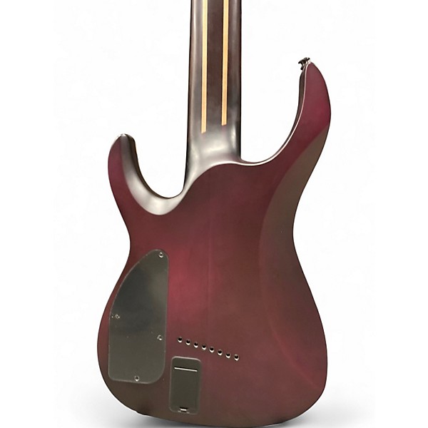 Used Legator Ninja N8 FX Red and purple Solid Body Electric Guitar