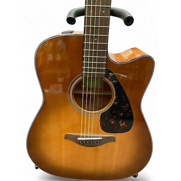 Used Yamaha FGX800C Sandburst Acoustic Electric Guitar