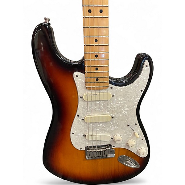 Used 1991 Fender AMERICAN STRAT PLUS 3 Color Sunburst Solid Body Electric Guitar