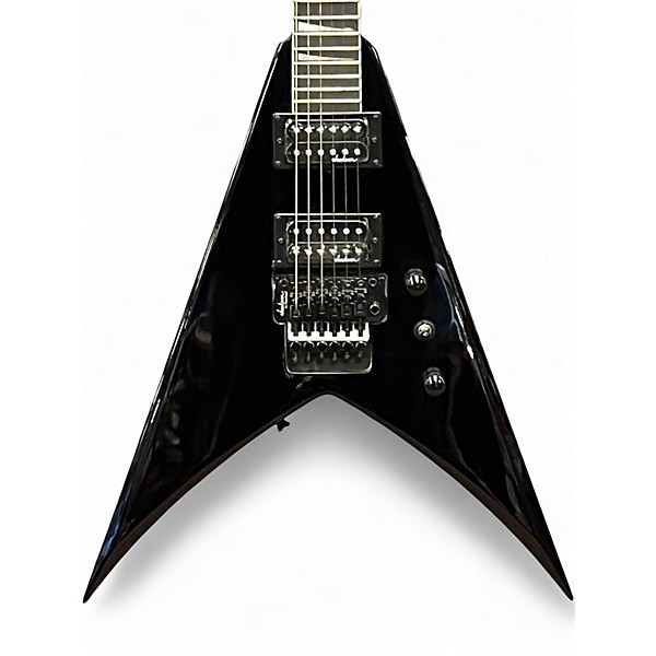 Used 2025 Jackson JS32 King V Gloss Black Solid Body Electric Guitar