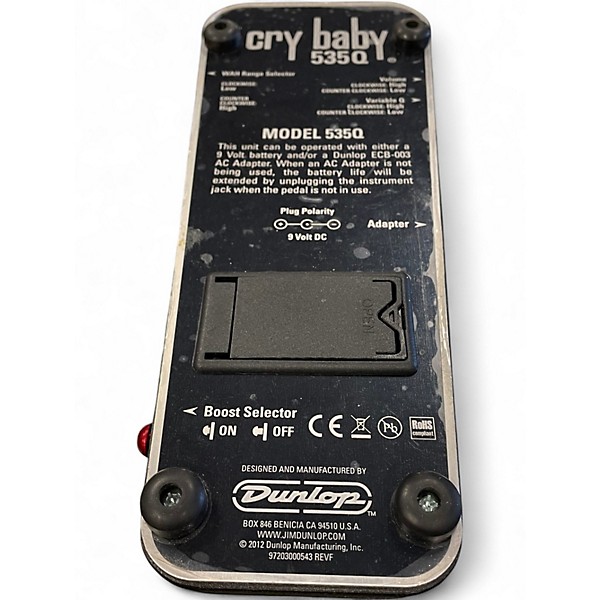 Used Dunlop 535Q Cry Baby Multi-Wah Effect Pedal