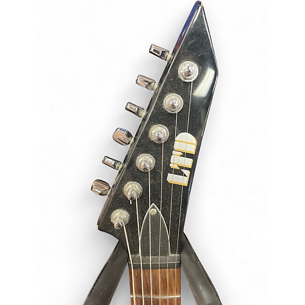 Used ESP LTD V50 Black Solid Body Electric Guitar