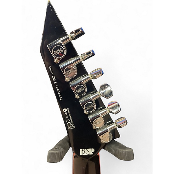 Used ESP LTD V50 Black Solid Body Electric Guitar