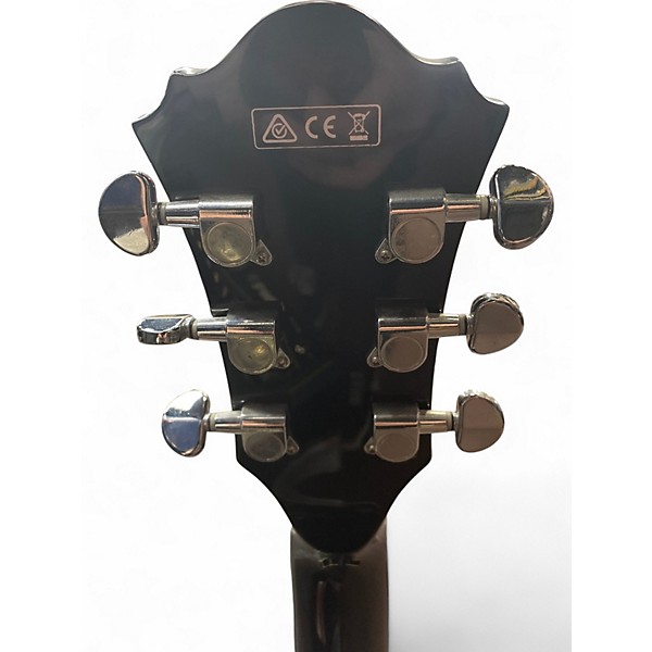 Used Ibanez Af71 Black Hollow Body Electric Guitar