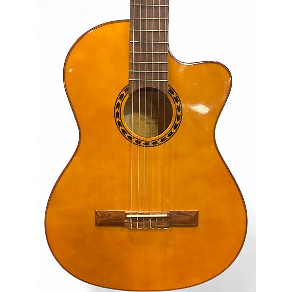 Used Lucero LFB250SCE Antique Natural Classical Acoustic Electric Guitar