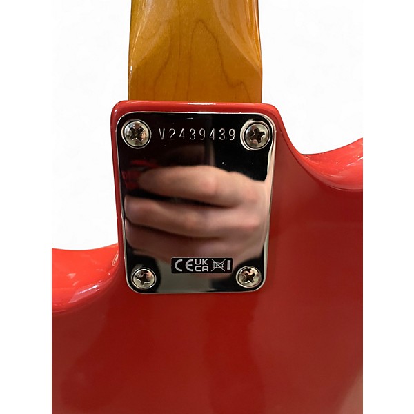 Used Fender 1961 American Vintage II Stratocaster Fiesta Red Solid Body Electric Guitar