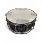 Used Gretsch Drums 14in BLACK NICKEL OVER STEEL SNARE DRUM Black Drum thumbnail