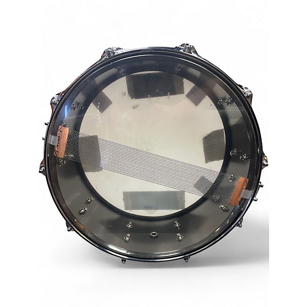 Used Gretsch Drums 14in BLACK NICKEL OVER STEEL SNARE DRUM Black Drum