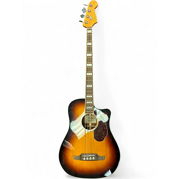 Used Fender Kingman 4-String 2 Color Sunburst Acoustic Bass Guitar
