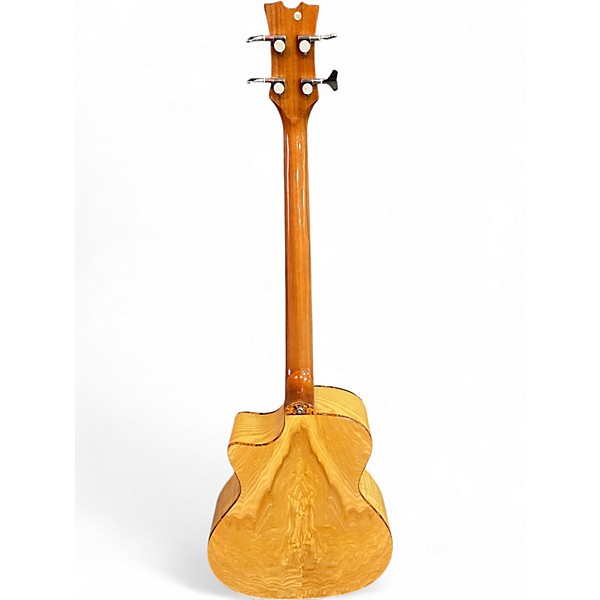 Used Dean Exotica Natural Gloss Acoustic Bass Guitar