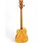 Used Dean Exotica Natural Gloss Acoustic Bass Guitar